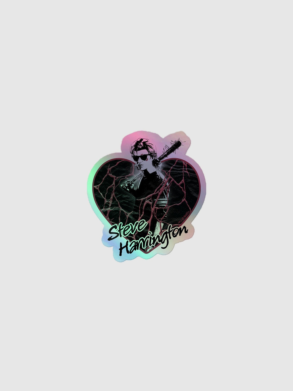 Stranger Things Steve Holographic Sticker