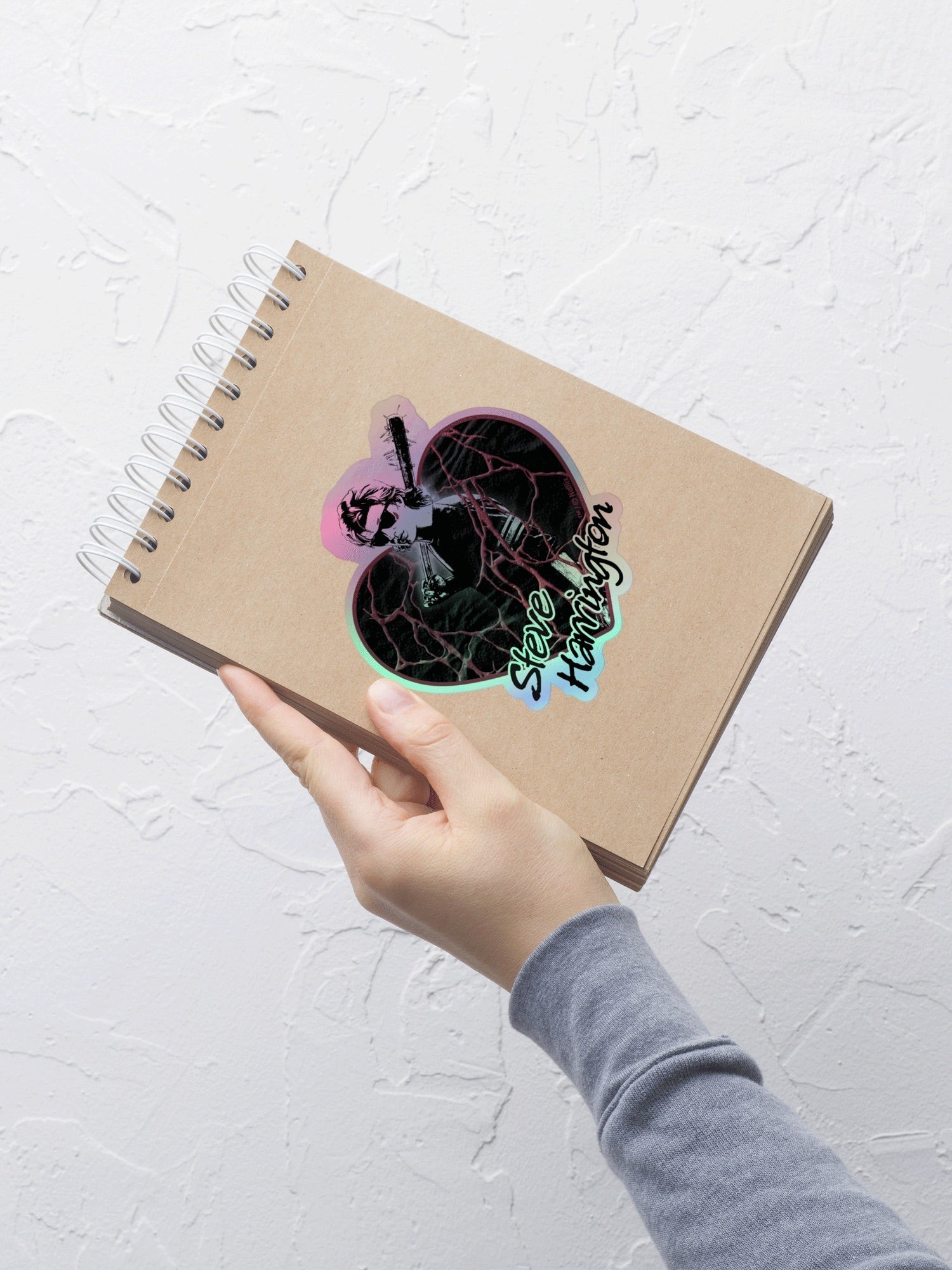 Stranger Things Steve Holographic Sticker