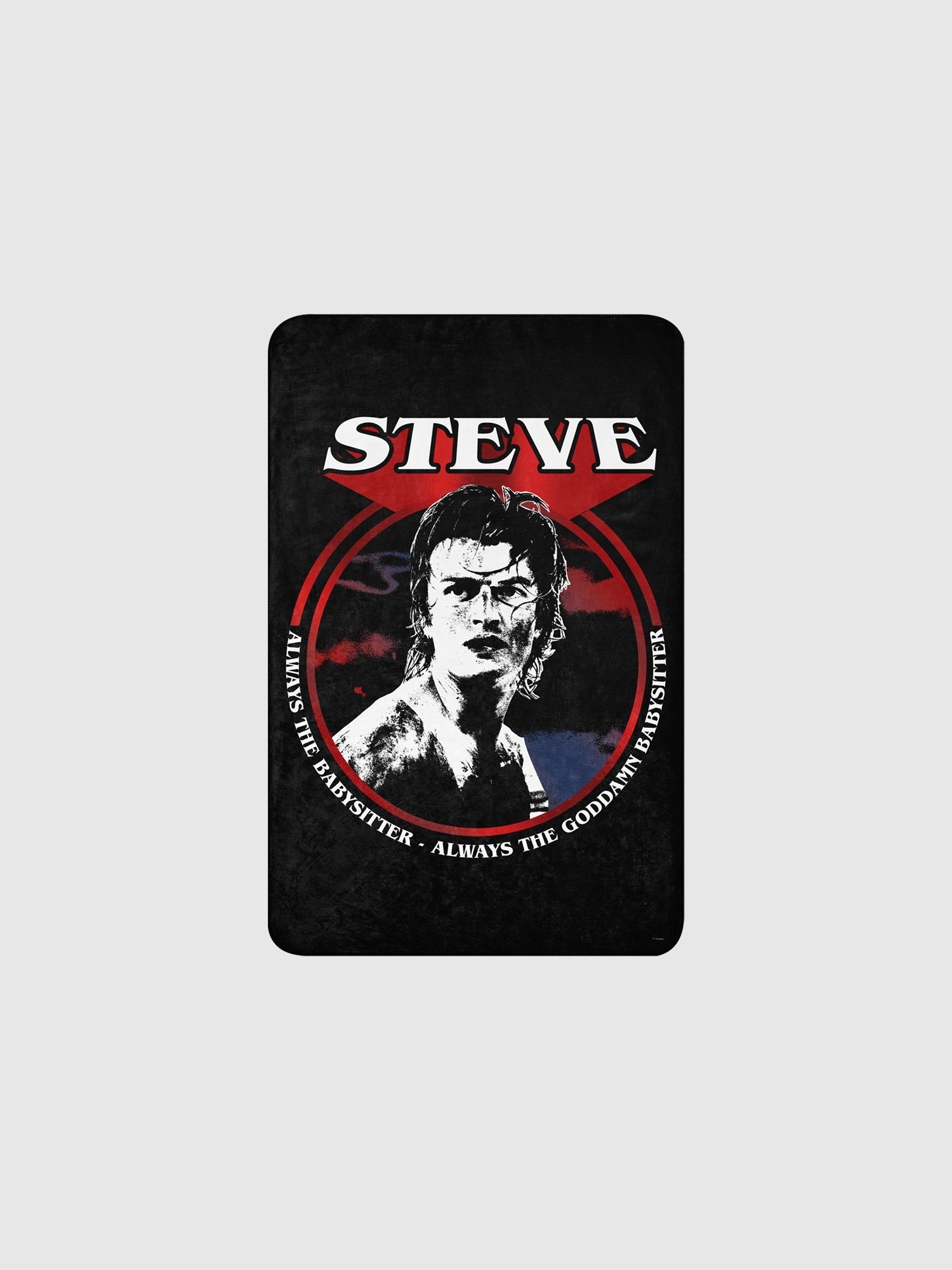 Stranger Things Steve Sherpa Blanket