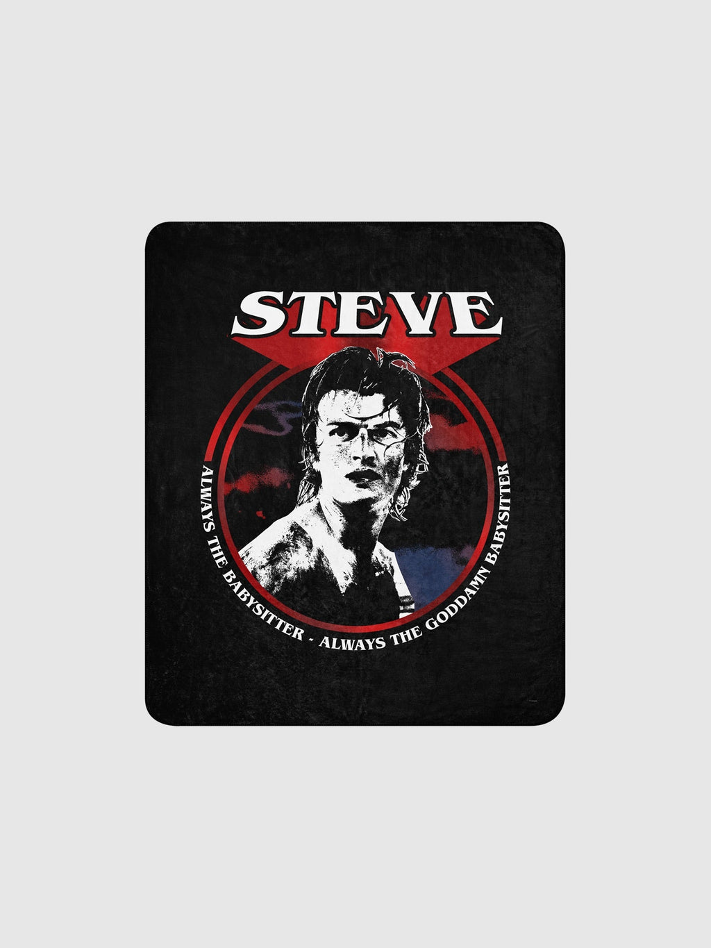 Stranger Things Steve Sherpa Blanket