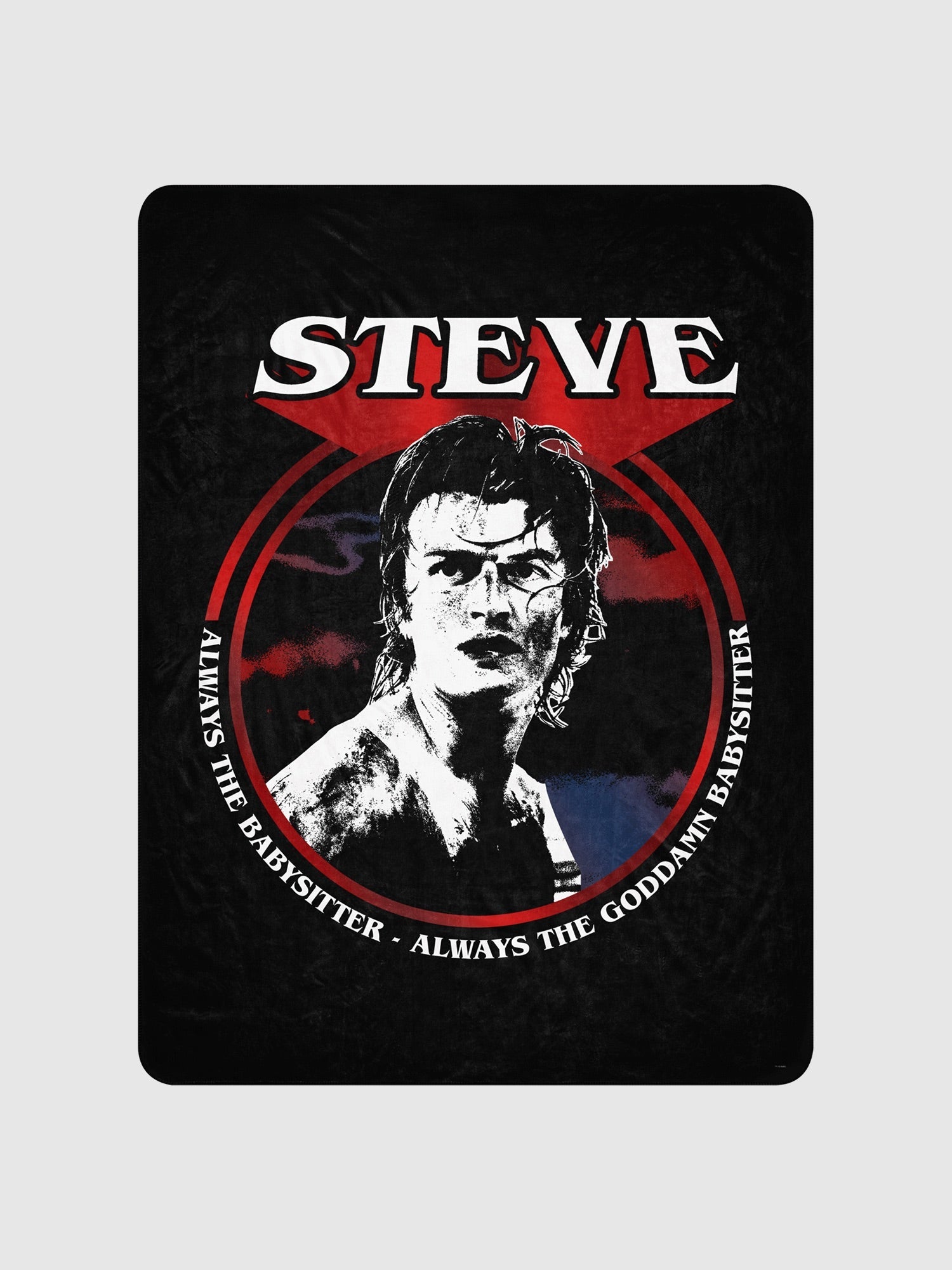 Stranger Things Steve Sherpa Blanket