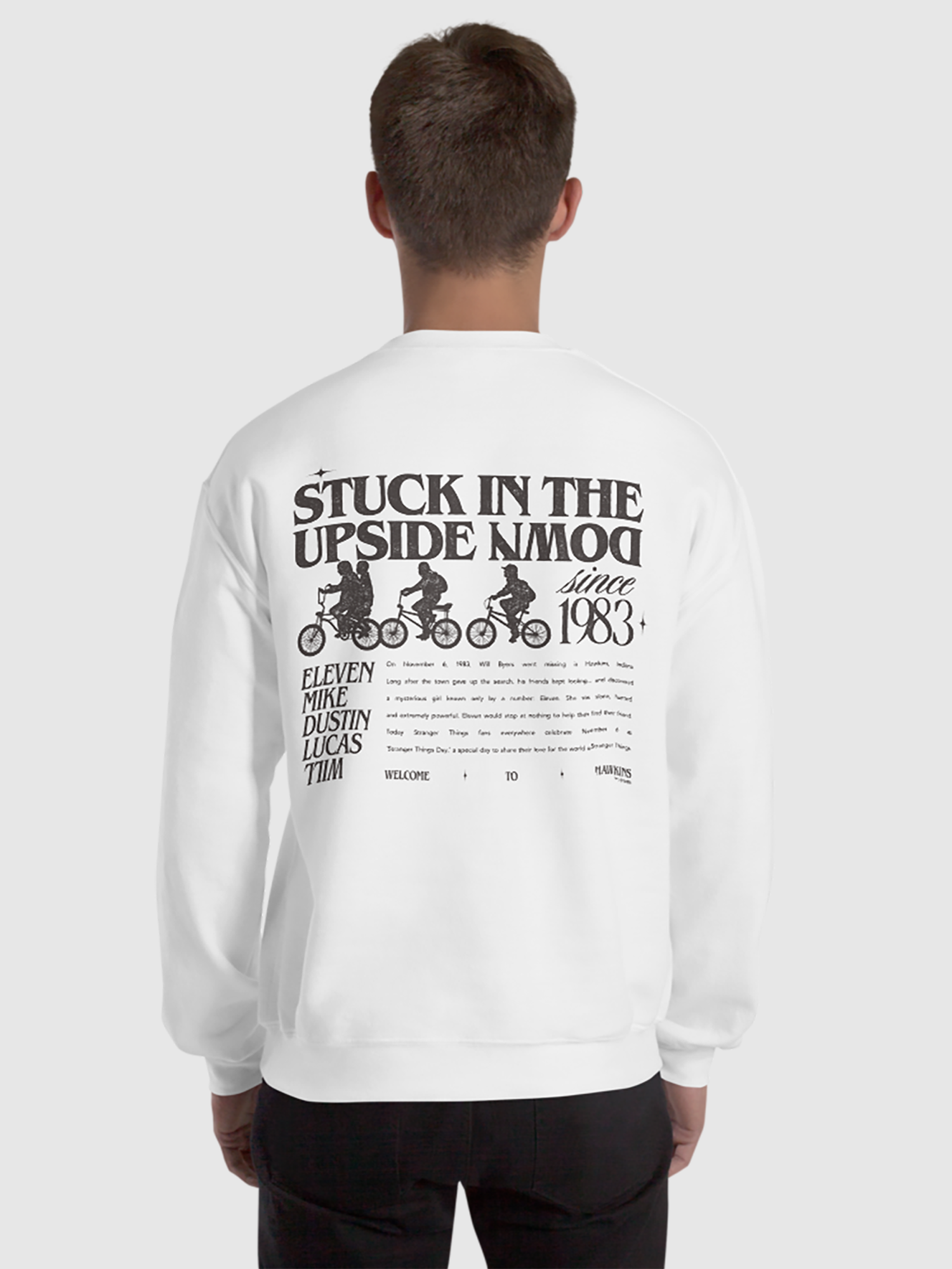 Stranger Things Stuck In The Upside Down Sweatshirt