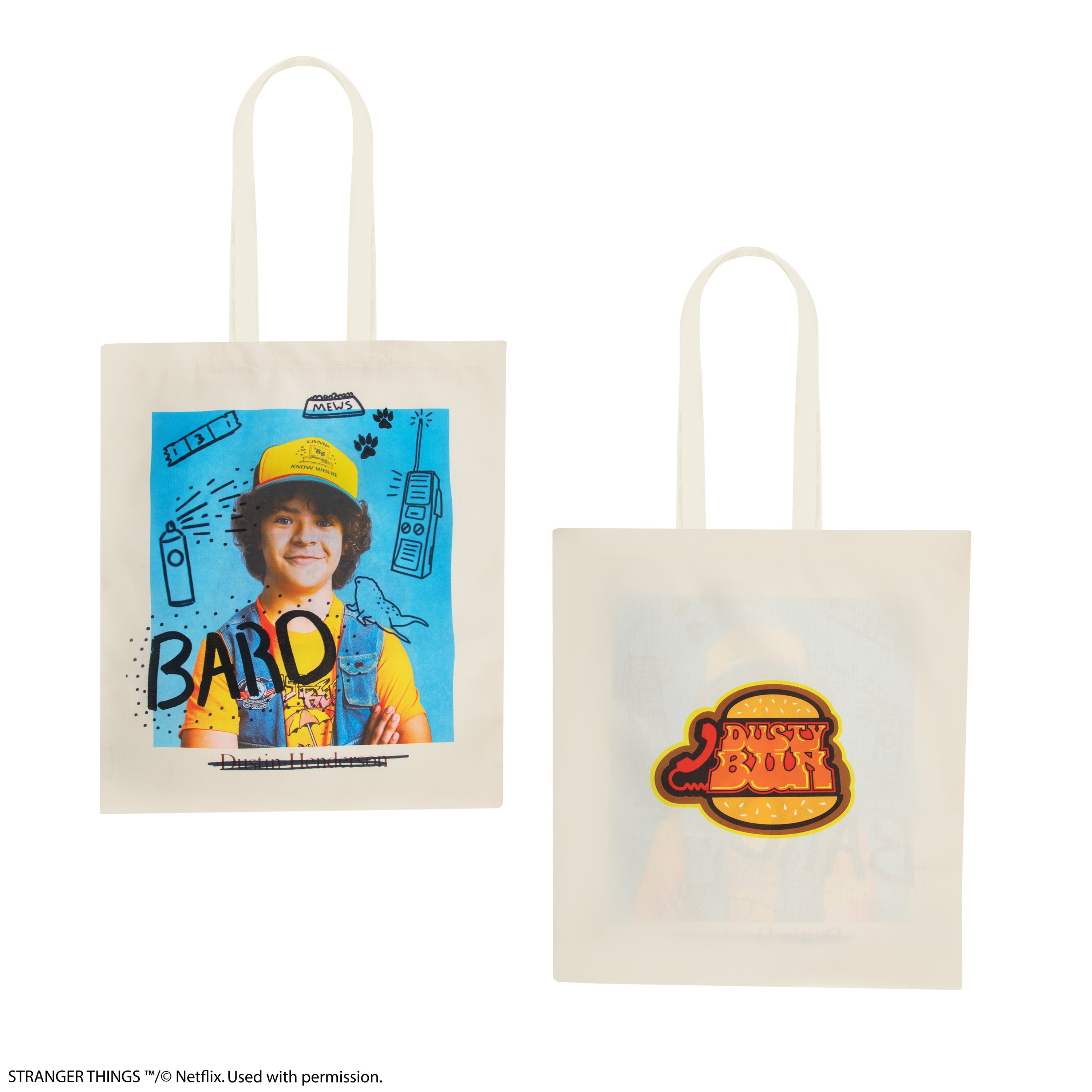 Dustin Henderson Tote Bag