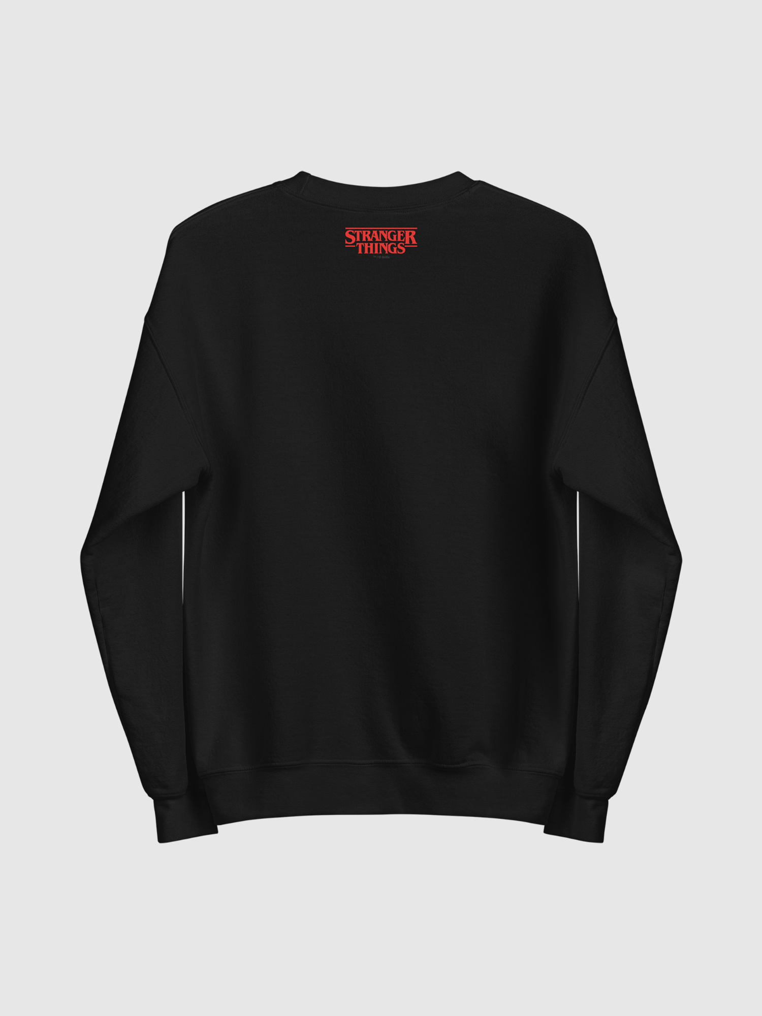 Stranger Things Upside Down Embroidered Crewneck Sweatshirt
