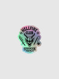 Stranger Things Holographic Sticker Hellfire Club