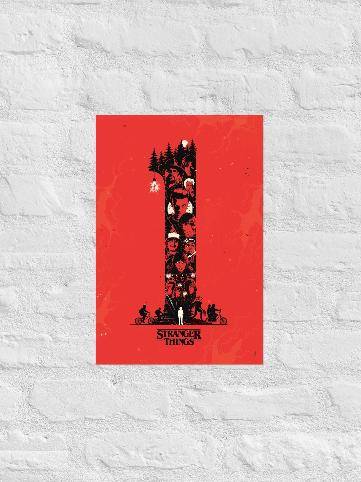 Stranger Things Poster Season 1 Collage
