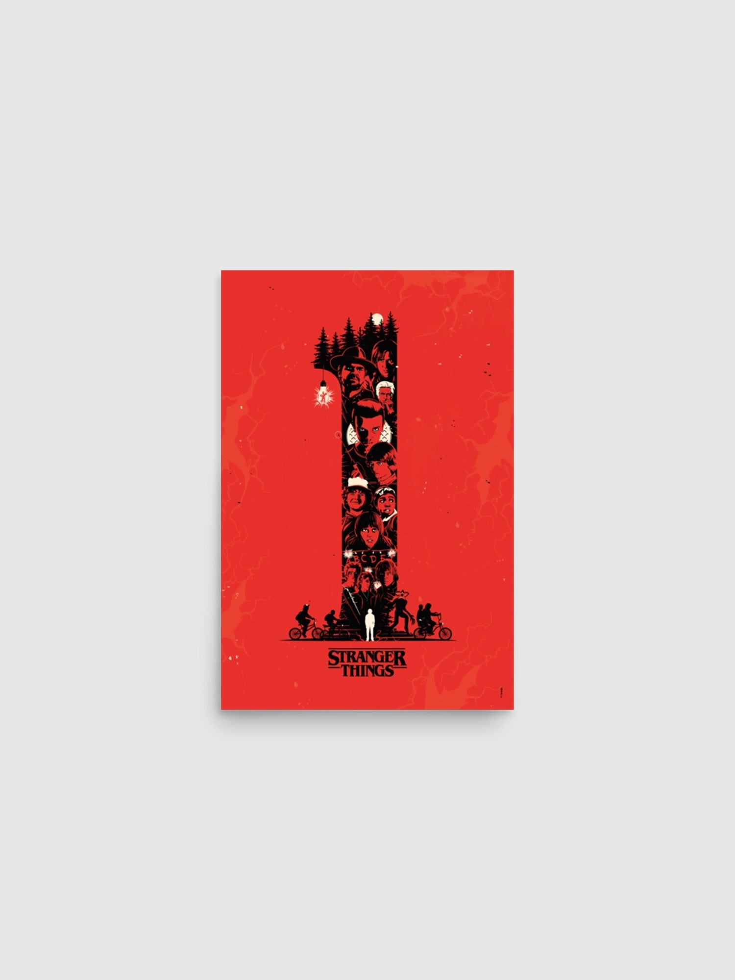 Stranger Things Poster Season 1 Collage