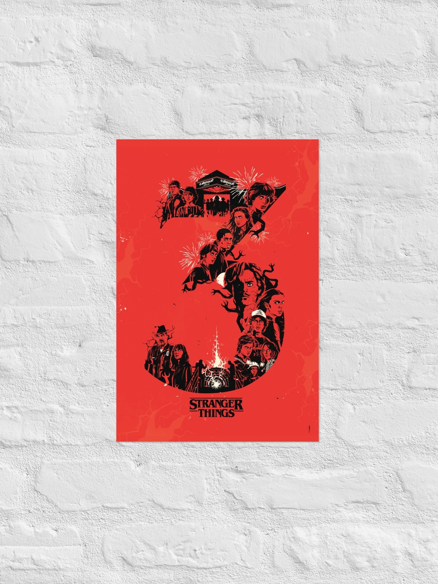 Stranger Things Poster Season 3 Collage