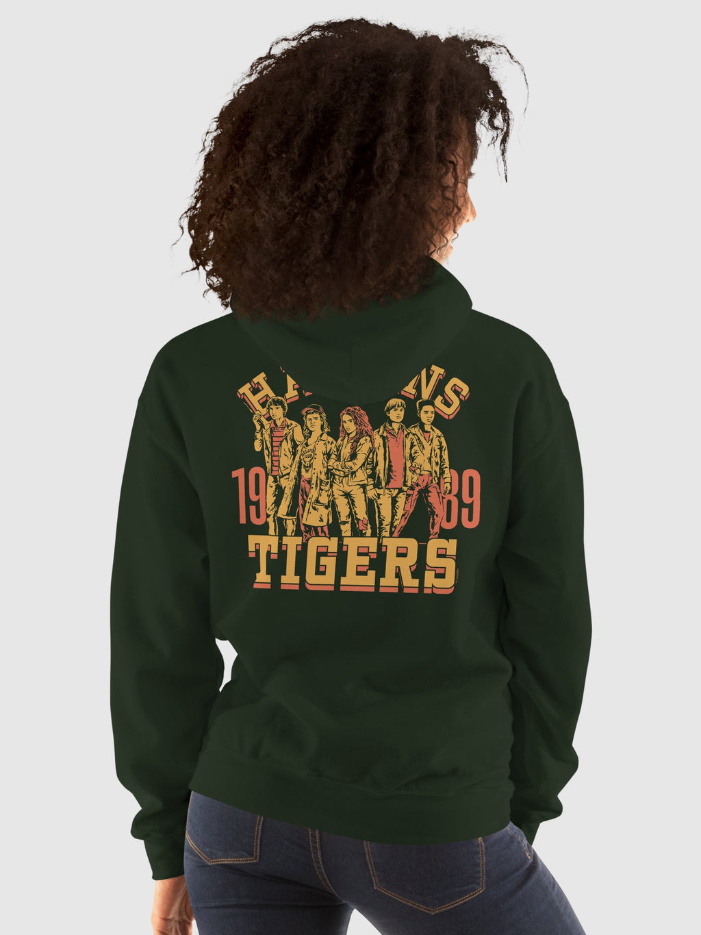 Stranger Things Hoodie Hawkins Tigers '89