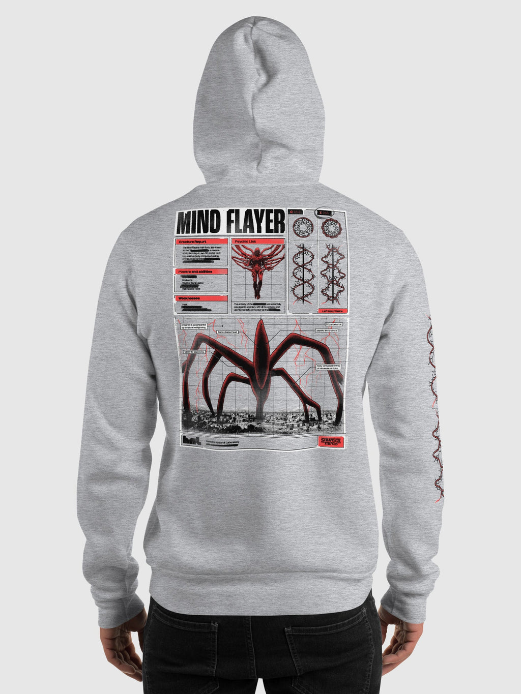 Stranger Things Hoodie Mission Upside Down