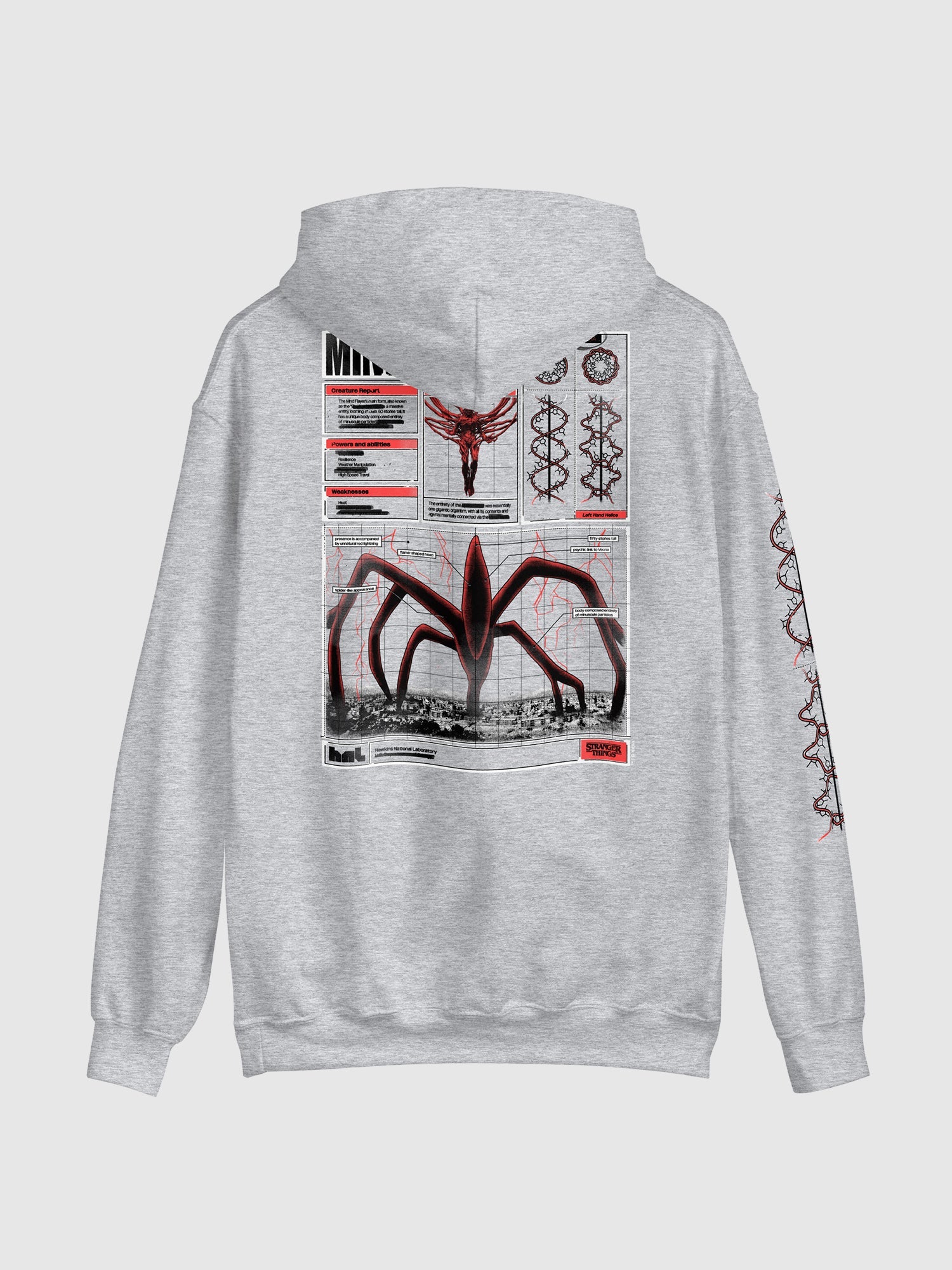Stranger Things Hoodie Mission Upside Down