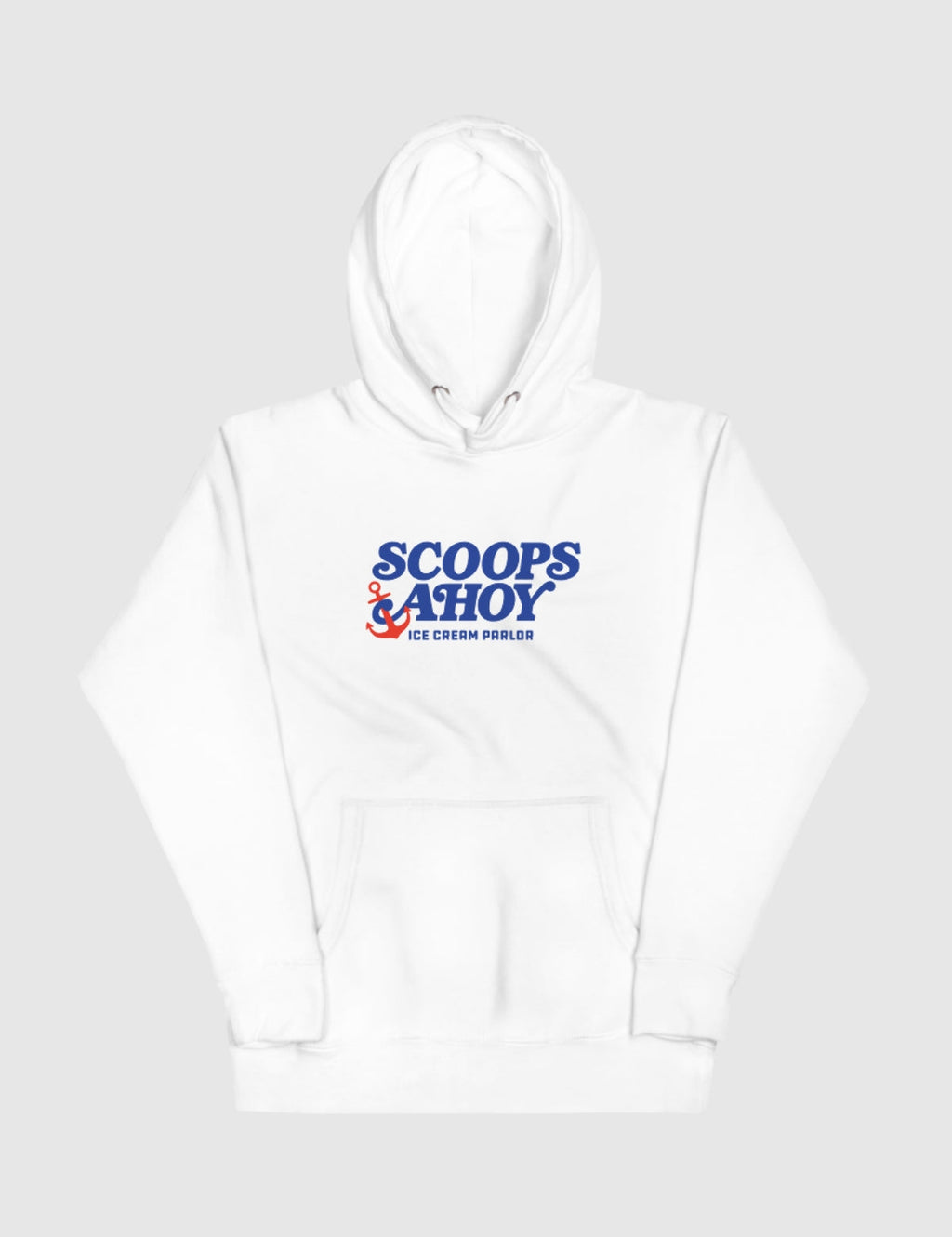 Scoops Ahoy Unisex Hoodie [White]