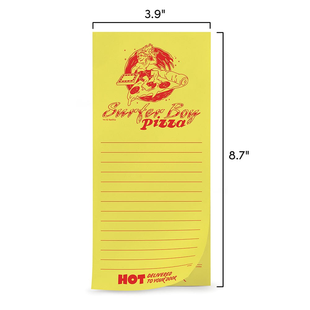 MAGNETIC NOTEPAD - Surfer Boy Pizza