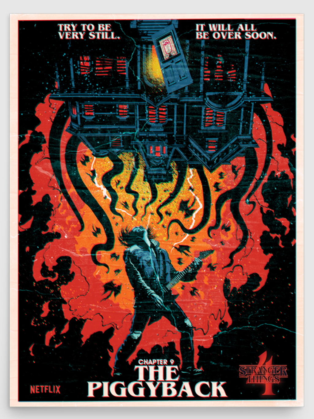 Stranger Things Season 4 x Butcher Billy The Piggyback Poster [18x24]