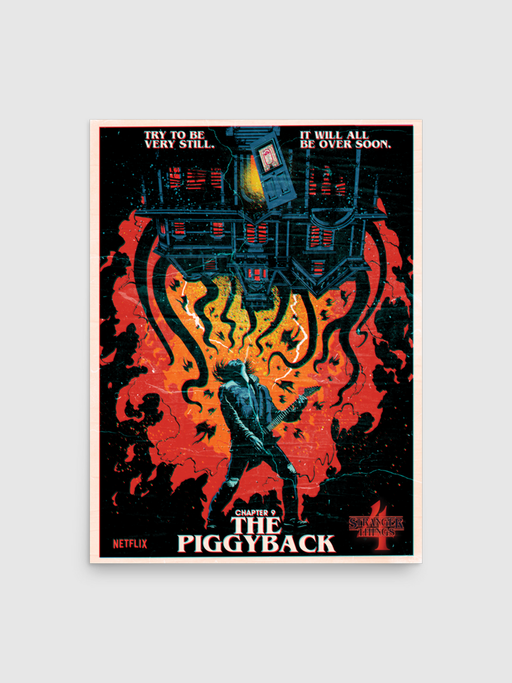 Stranger Things Season 4 x Butcher Billy The Piggyback Poster [18x24]
