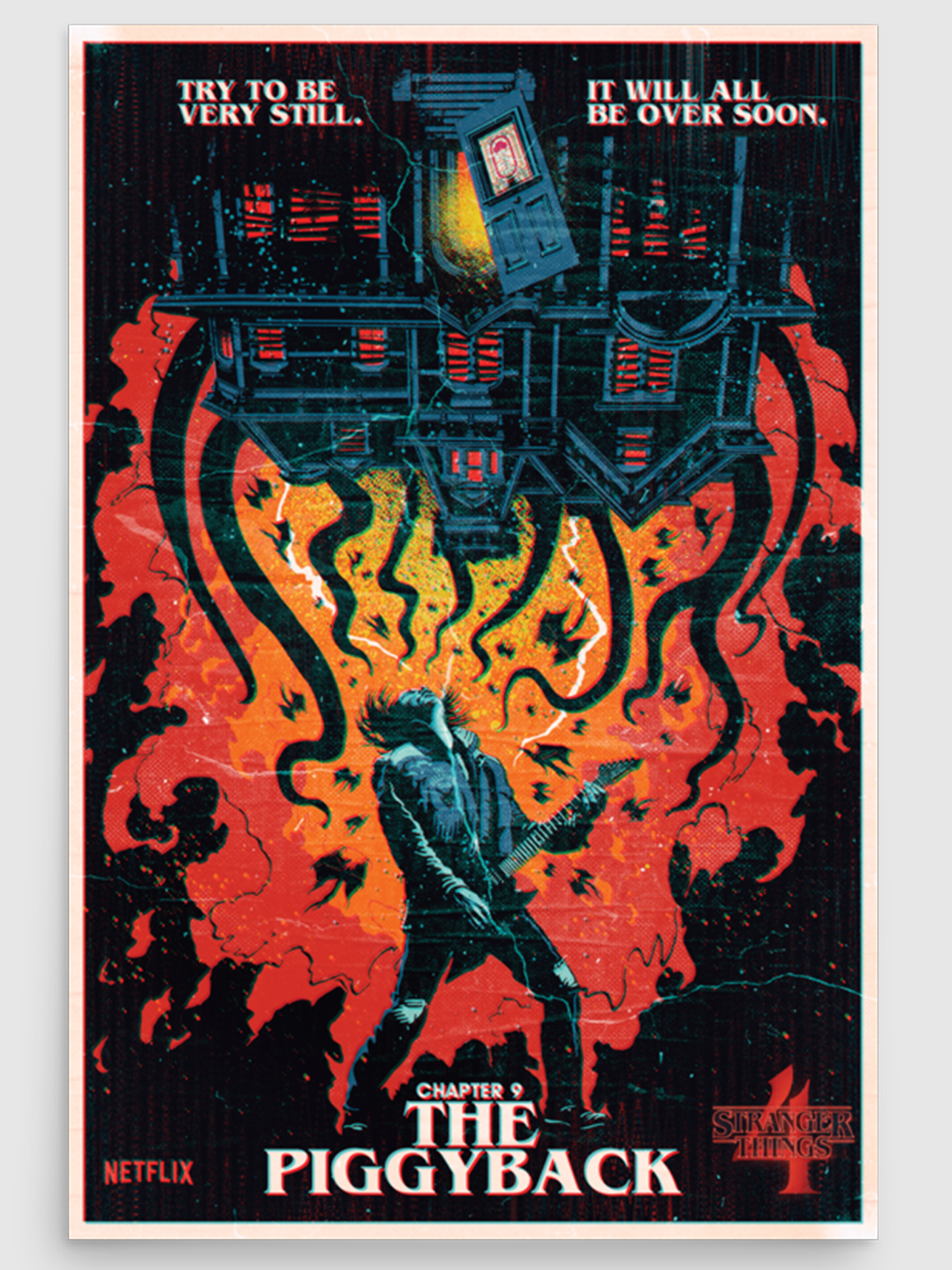 Stranger Things Season 4 x Butcher Billy The Piggyback Poster [24x36]