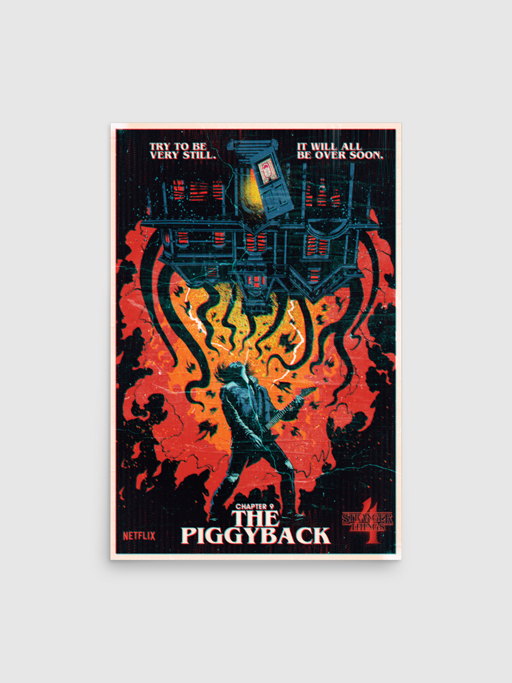 Stranger Things Season 4 x Butcher Billy The Piggyback Poster [24x36]